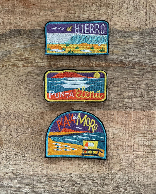 Fuerteventura Surf Spot Iron-On Patches