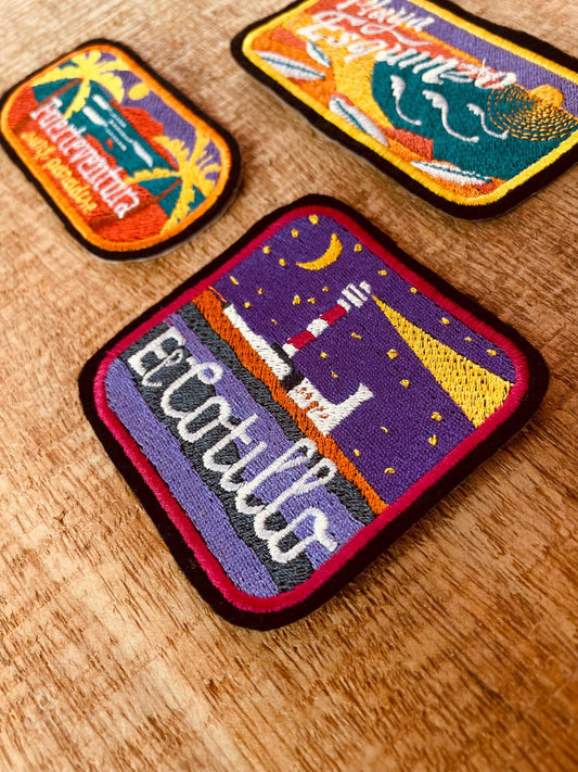 Fuerteventura Surf Spot Iron-On Patches - Set 2