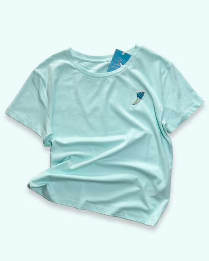 Women's Scoop Neck Tee - Monster Finn