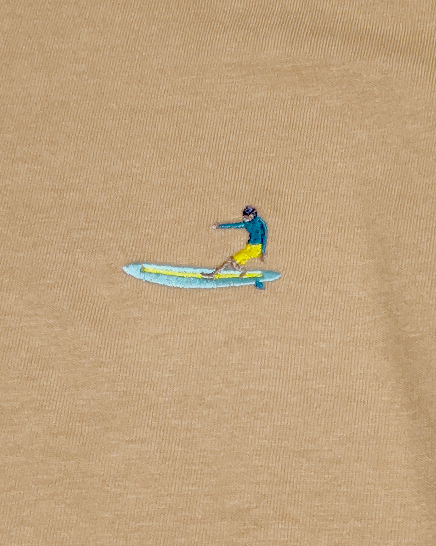 Relaxed Tee - Longboard Boy - LATTE