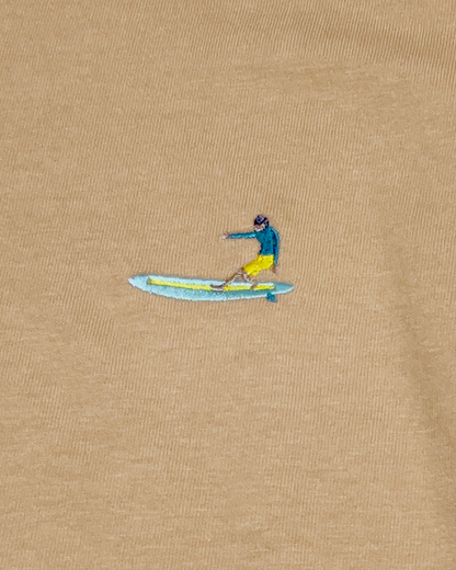 Relaxed Tee - Longboard Boy - LATTE