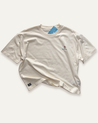 Women's Boxy Tee - Longboard Girl - RAW