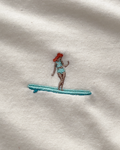 Women's Boxy Tee - Longboard Girl - RAW