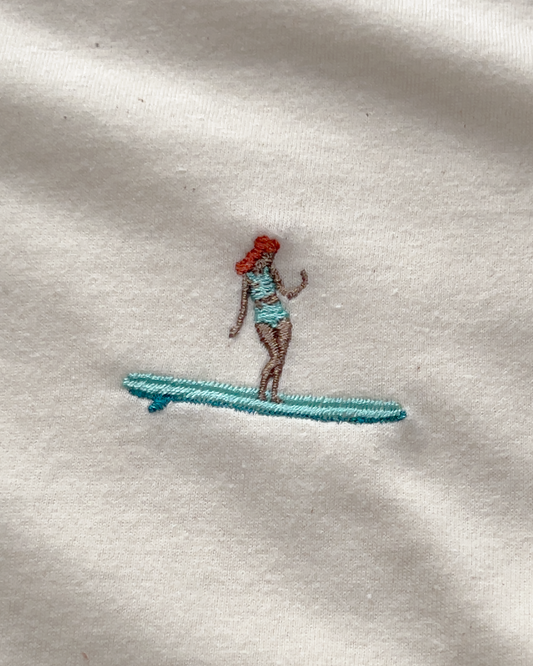 Women's Boxy Tee - Longboard Girl - RAW