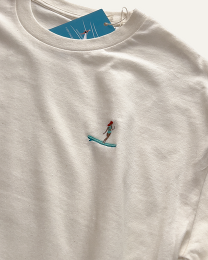 Women's Boxy Tee - Longboard Girl - RAW