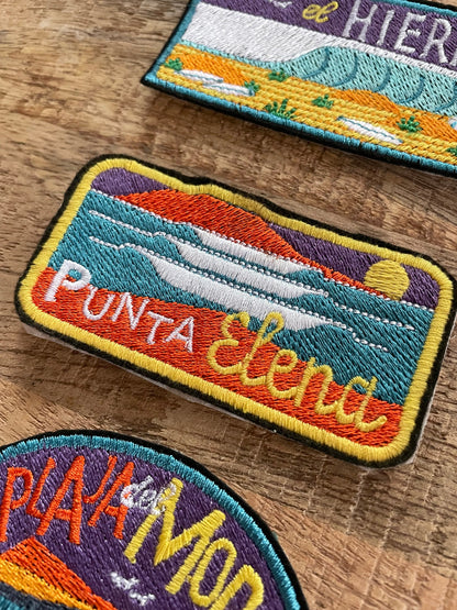 Fuerteventura Surf Spot Iron-On Patches
