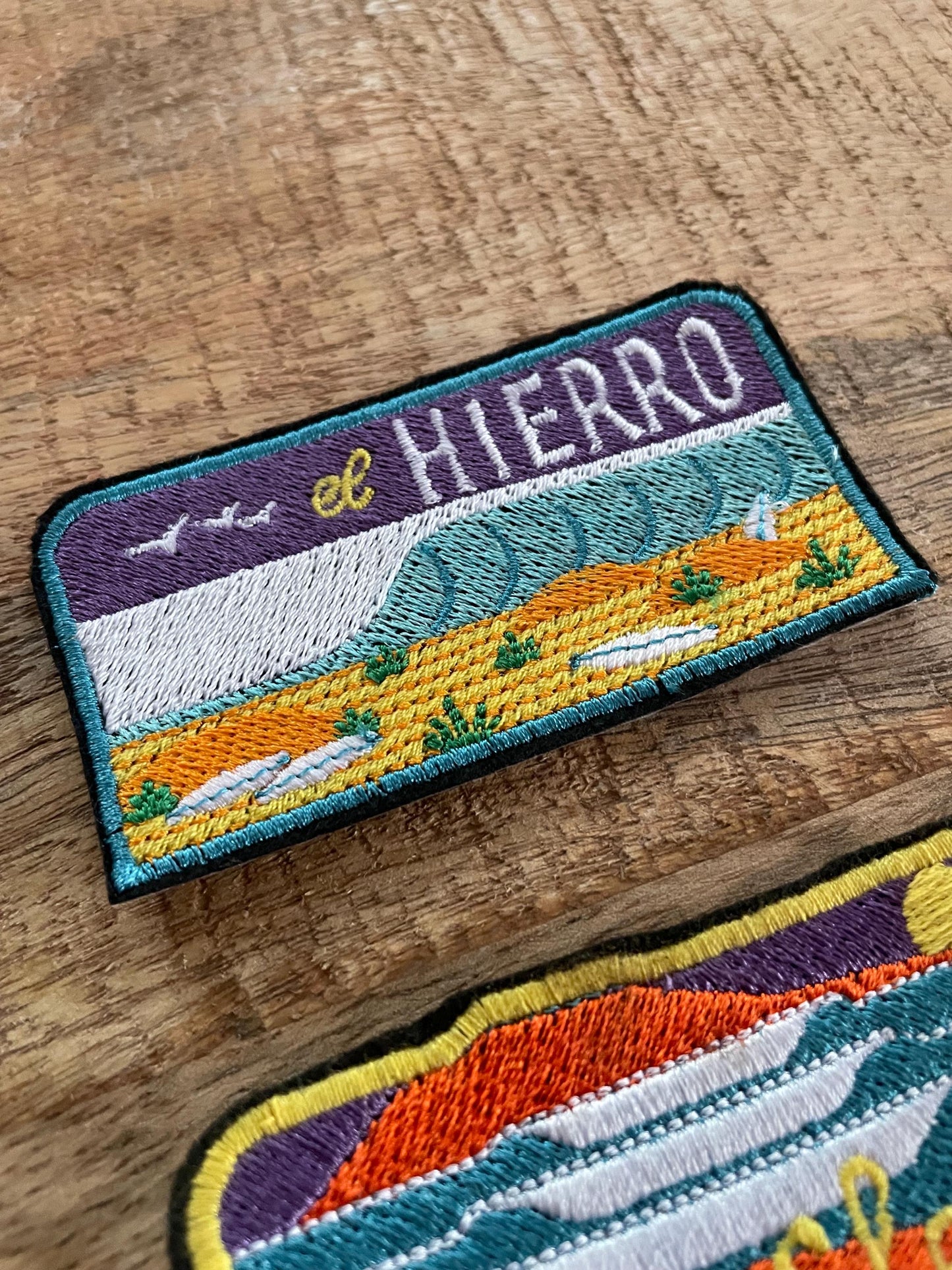 Fuerteventura Surf Spot Iron-On Patches