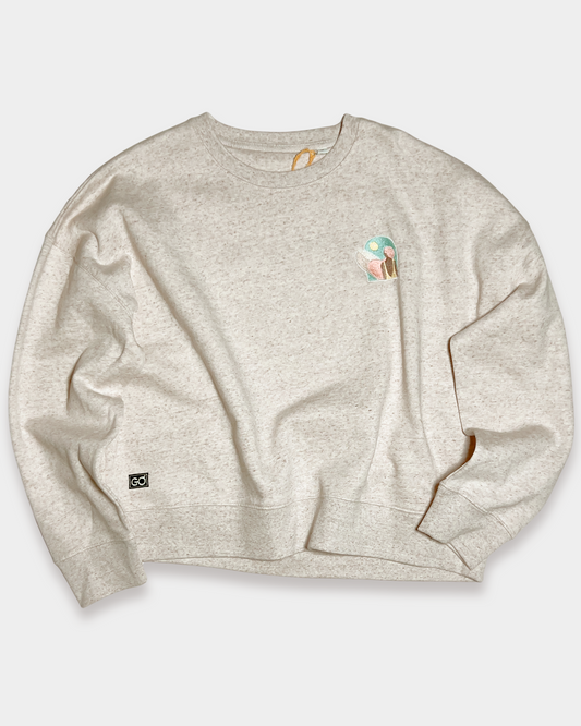 Women's OG Sweatshirt - Waiting - Eco-Heather