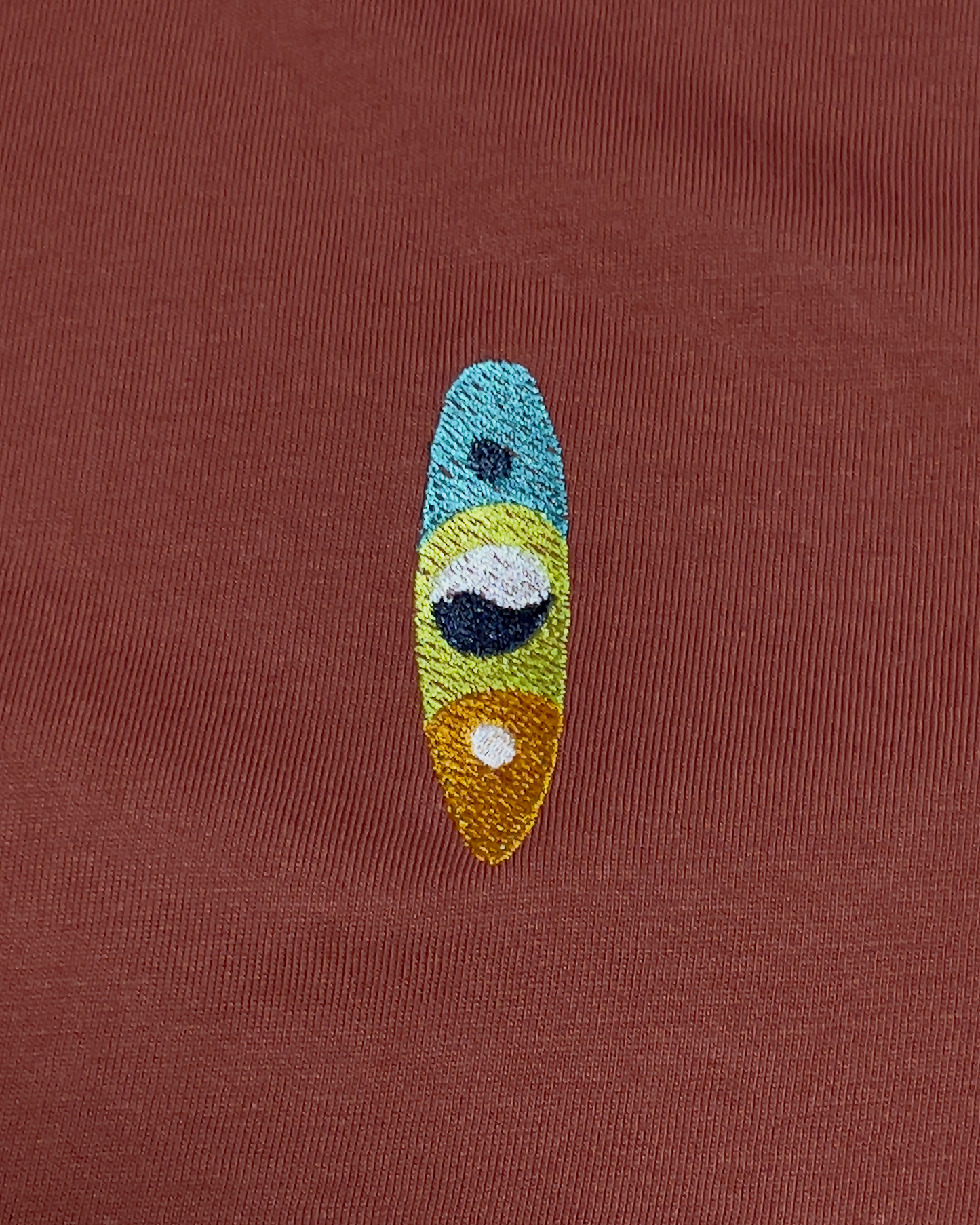 Relaxed Tee - Ying Yang - Heritage brown