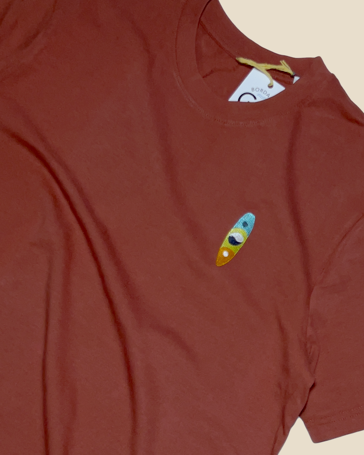 Relaxed Tee - Ying Yang - Heritage brown