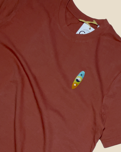 Relaxed Tee - Ying Yang - Heritage brown